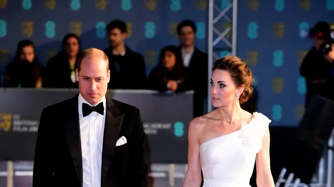 Kate Middleton wore an Alexander McQueen gown to the BAFTAs