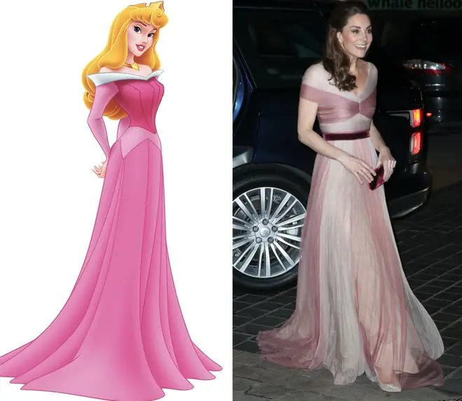 Kate Middleton looked stunning in a Disney Princess inspired dress