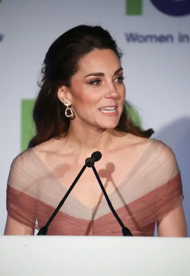 Kate Middleton addressed the attendants at the gala