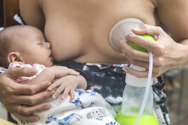 Breastfeeding breast pump