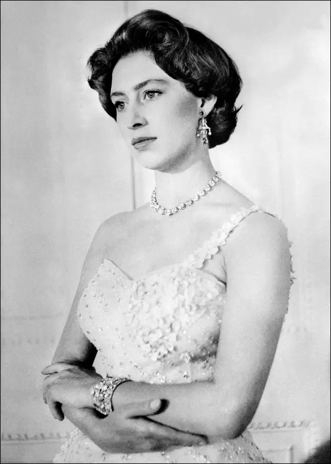 Picture dated 1956 of British Princess Margaret.