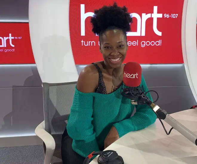 Jamelia came to Heart - and she spoke about her controversial comments