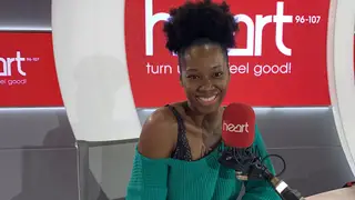 Jamelia came to Heart - and she spoke about her controversial comments