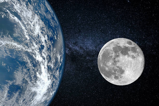 The moon will be the closest to Earth on Tuesday