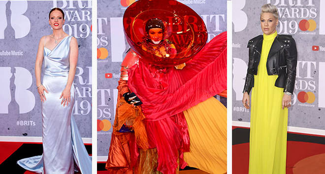 Vote for your favourite look from the Brits' red carpet