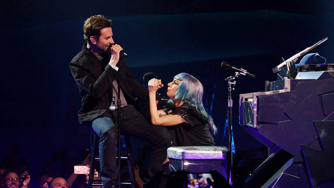 Lady Gaga And Bradley Cooper At Park Theater At Park MGM In Las Vegas