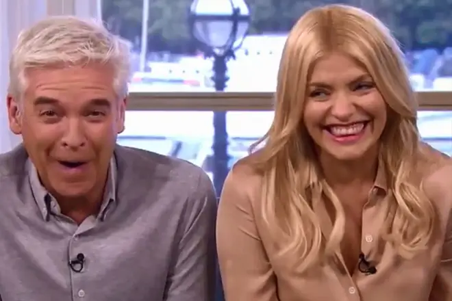 Holly and Phil erupting with laughter at a weatherman's name has been voted the funniest TV moment of the decade
