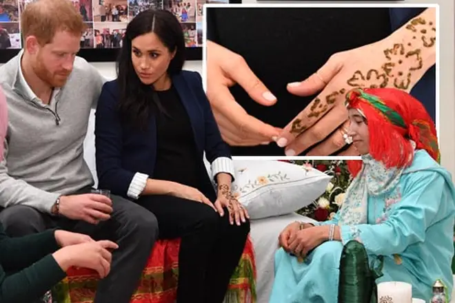 Meghan Markle got treated to a henna tattoo during her time in Morocco
