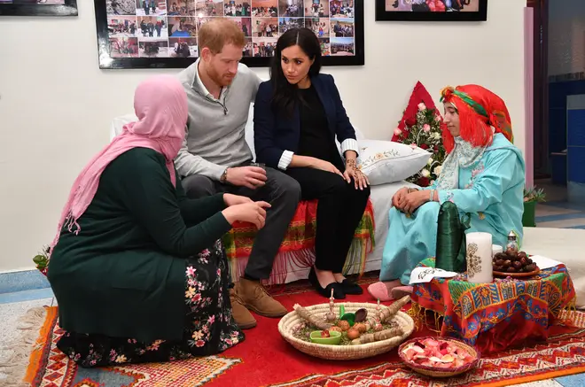Meghan Markle met the students who attended the school for girls