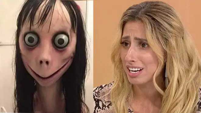 Stacey Solomon is worried about the Momo Challenge