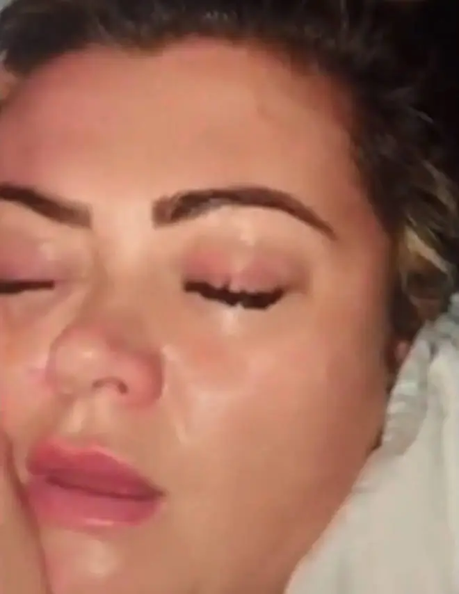 Gemma reportedly dumped Arg over this picture he uploaded of her snoring