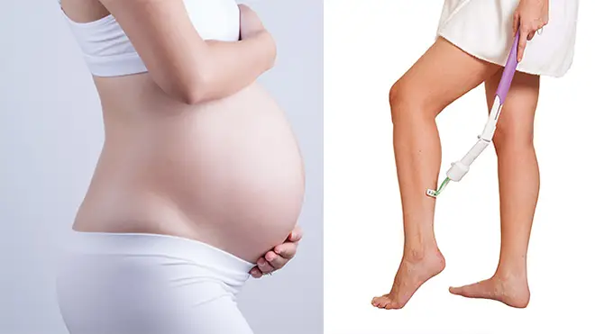 This razor extender is ideal for pregnant women who struggle to bend with their bump!