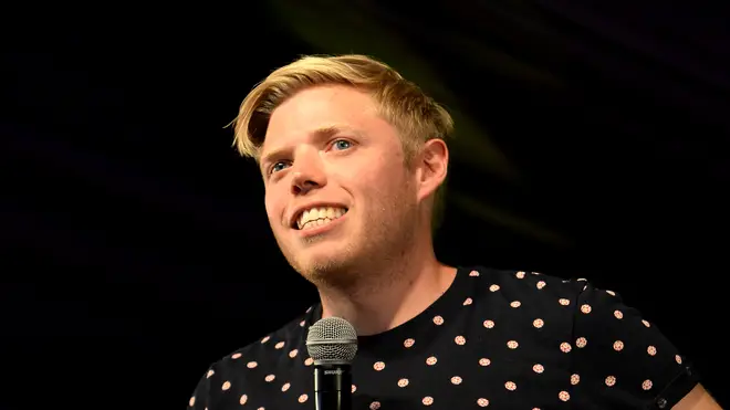 Comedian Rob Beckett is the funny voiceover guy on Celebs Go Dating