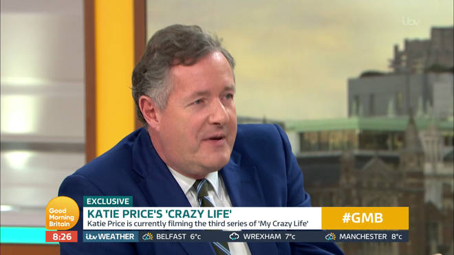 Katie discussed her love life with Piers Morgan on GMB earlier today