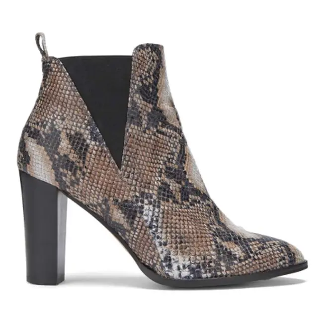 Tala Snake Effect Ankle Boot