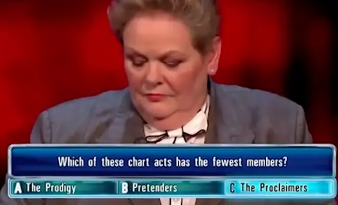 The Chase has been slammed for using a question about The Prodigy
