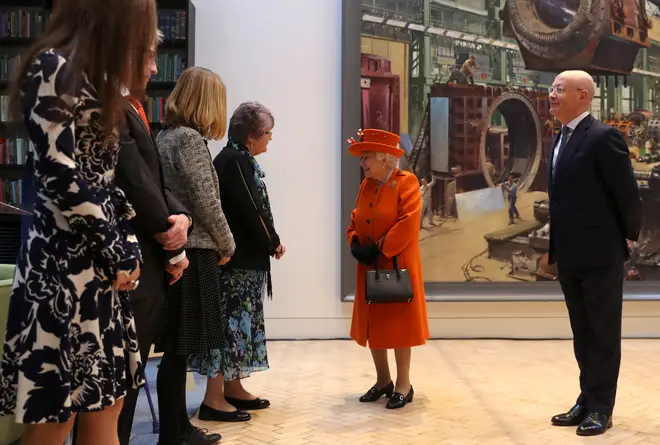 The Queen visited The Science Museum earlier today