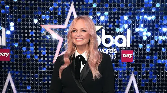 Emma Bunton arrives at The Global Awards 2019 with Very.co.uk