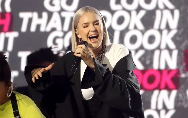 Anne-Marie opened The Global Awards 2019 with performances of FRIENDS and 2002