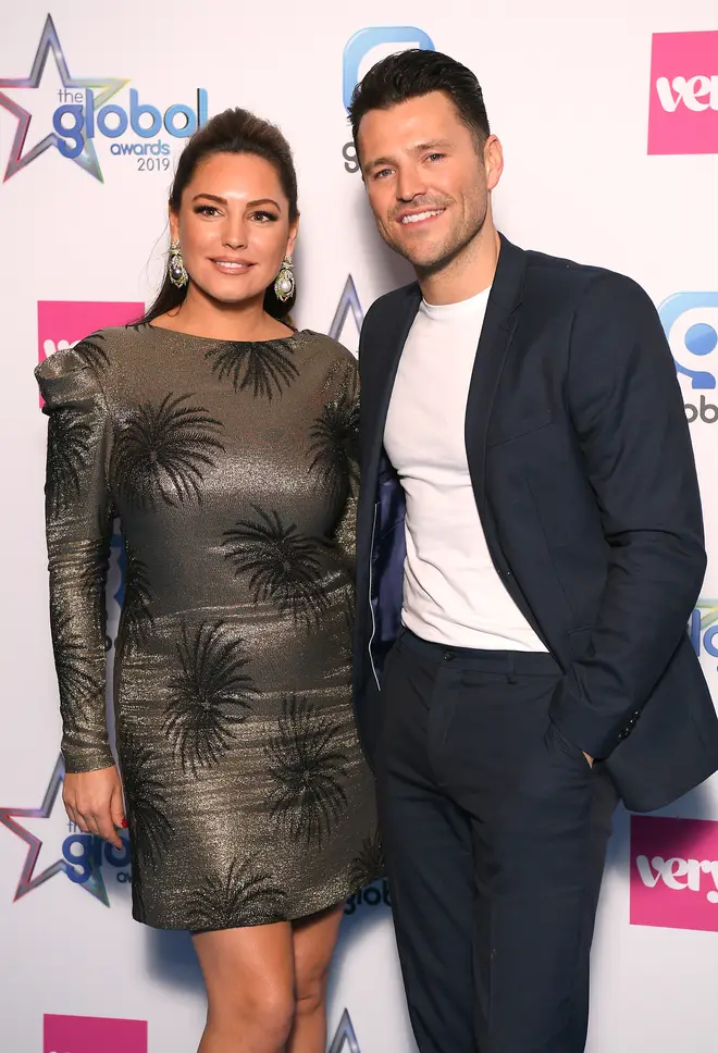 Kelly Brook and Mark Wright presented an award together at The Global Awards 2019 tonight
