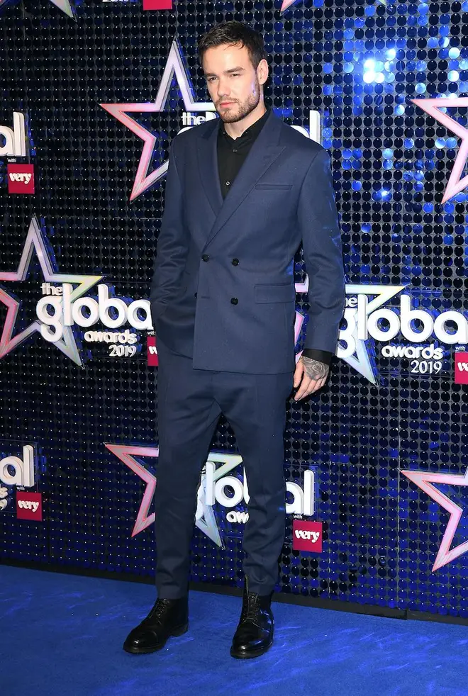 Liam Payne arrives at The Global Awards 2019 with Very.co.uk