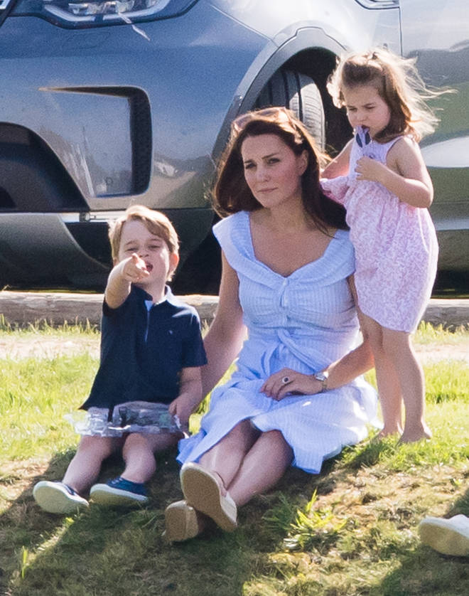 Kate Middleton encourages her children to play outside