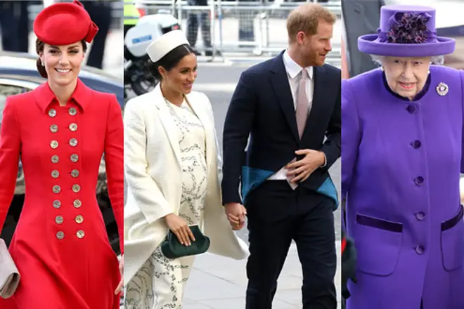 The royal family attended the Commonwealth Service at Westminster Abbey