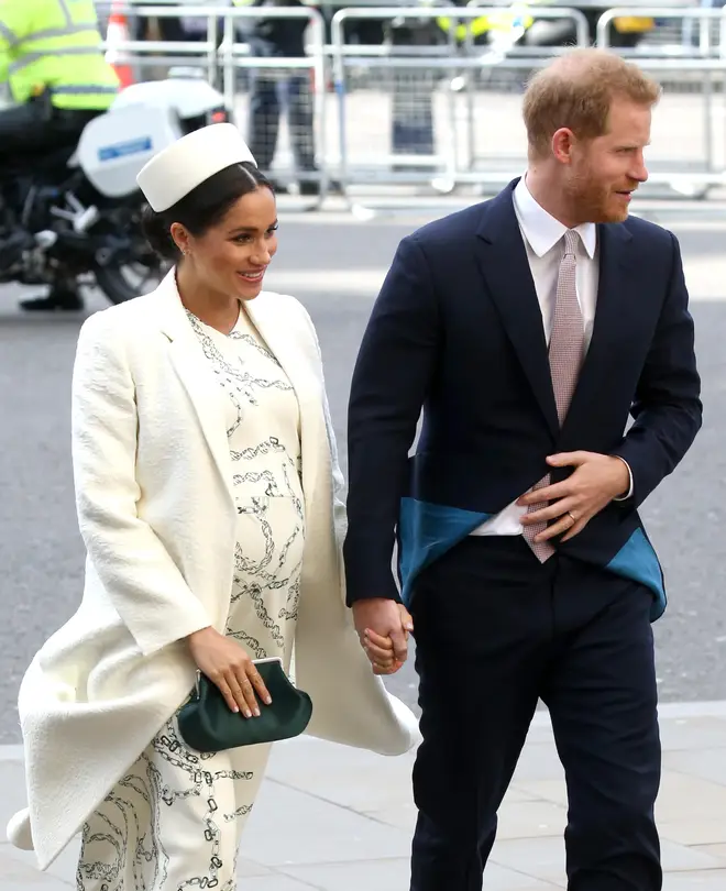 Meghan Markle wore white for the occasion