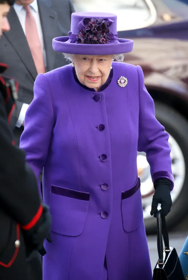 The Queen was the last to arrive at Westminster Abbey