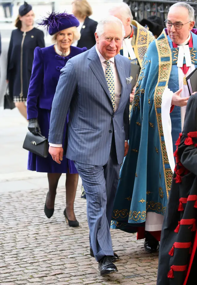 Camilla Parker Bowles and Prince Charles arrived shortly after the Duke and Duchess of Cambridge