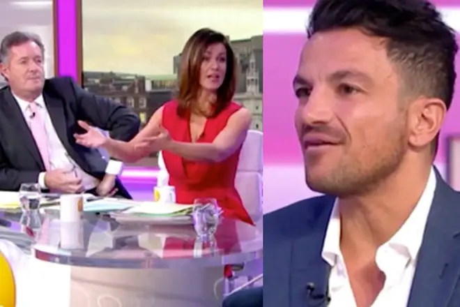 Peter Andre was left uncomfortable by the questions about Kate Price
