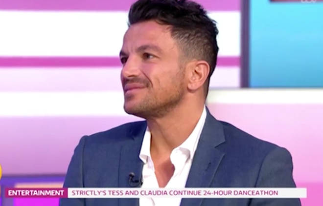 Peter Andre refused to answer the questions about his ex wife