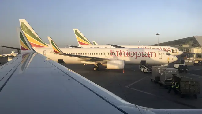 An Ethiopian Airlines flight from Addis Ababa to Nairobi crashed six minutes after take off