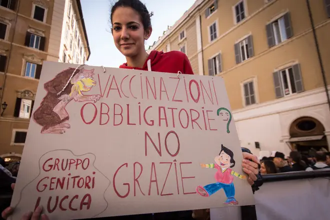 Those against the law took to the streets of Rome to protest back in 2017