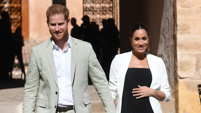 Where will Meghan and Harry's baby be in line to the throne?