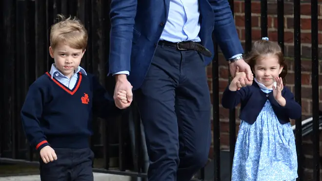 Prince George and Princess Charlotte are 3rd and 4th in line to the throne