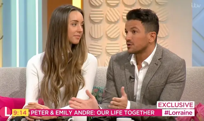 Peter Andre's wife Emily said she would throw a chicken pox party from her children