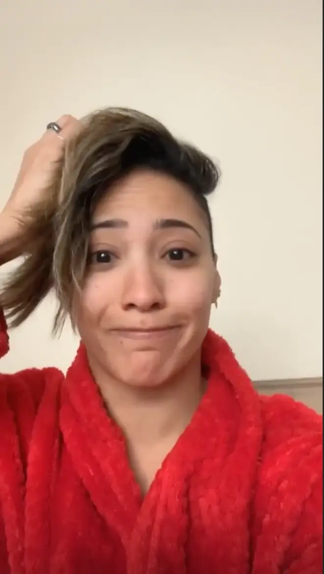 Karen Clifton revealed she was turned away from a barbers in London when she tried to get a haircut