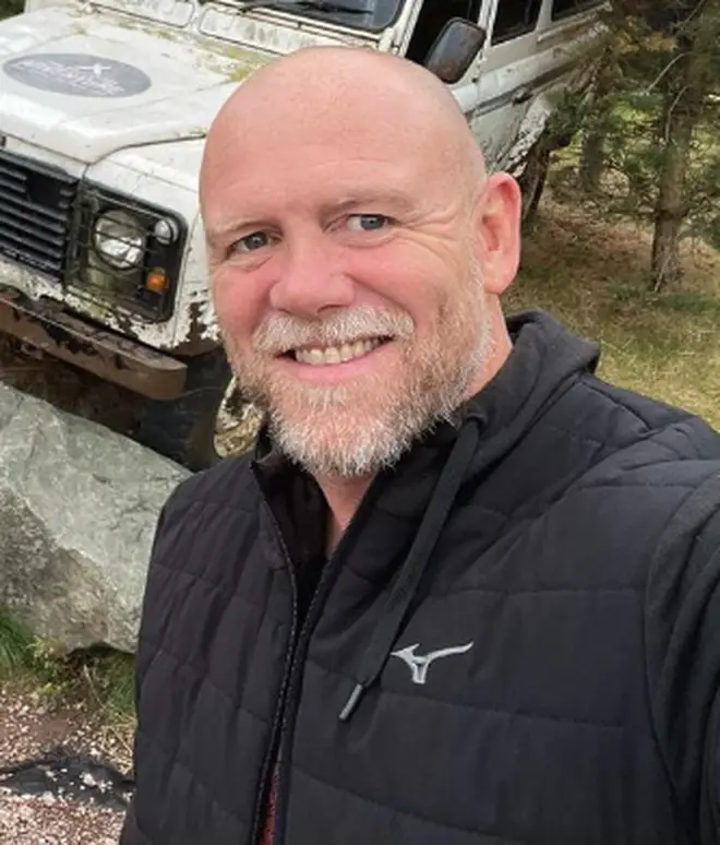 Mike Tindall posing for a selfie on his Instagram account
