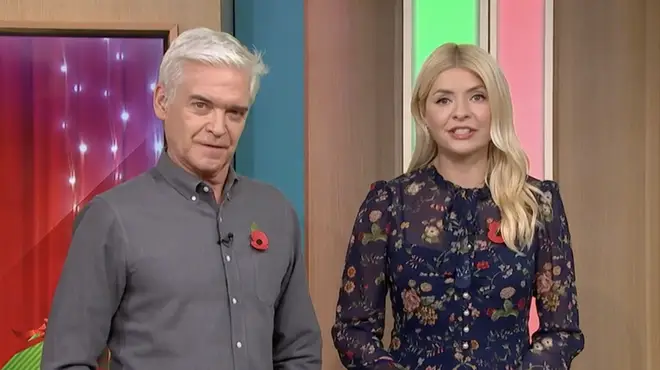 Phillip Schofield and Holly Willoughby host the Christmas toy segment on This Morning
