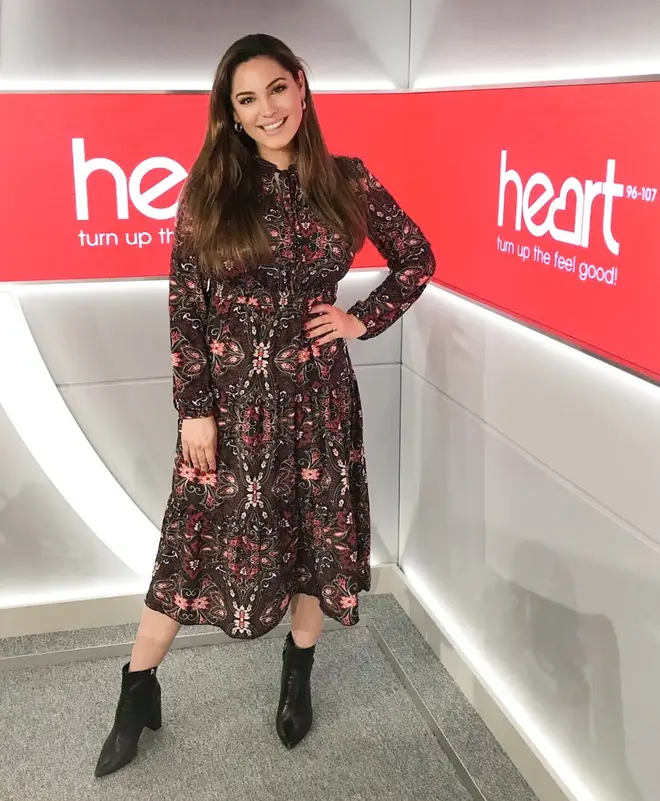 Kelly Brook looked ready for Spring for Wednesday's show