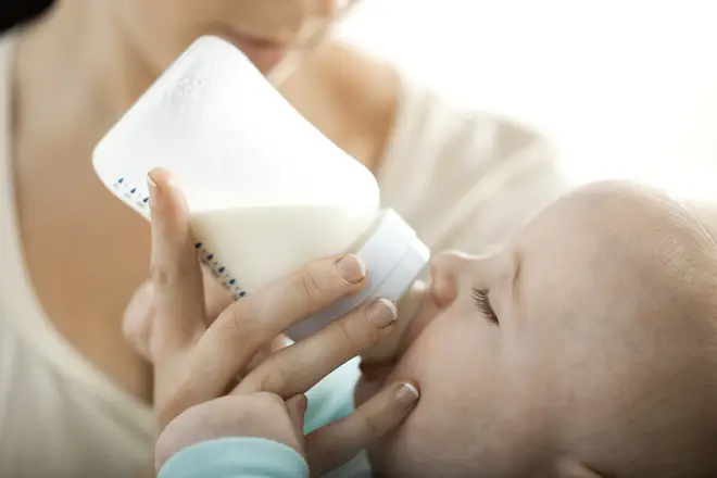 The mum was inundated with offers of breast milk from strangers on the internet (stock image)