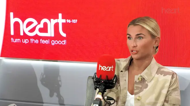 Billie Faiers opened up about the criticism in the Heart studio today