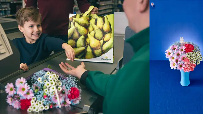 Morrisons are selling a £3.50 'pocket money' flower bouquet for Mother's Day