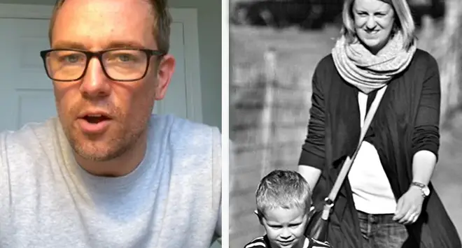 Widower Simon Thomas admitted the run up to Mother's Day was challenging