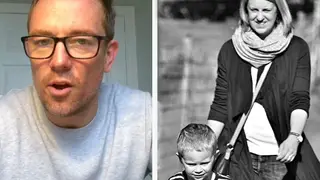 Widower Simon Thomas admitted the run up to Mother's Day has been challenging