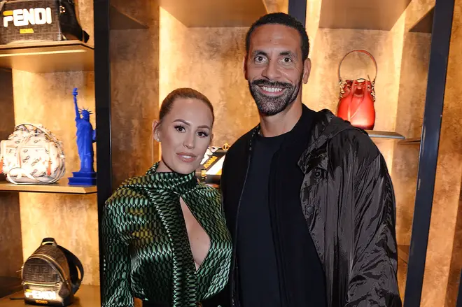 Kate Wright and Rio Ferdinand got engaged last year