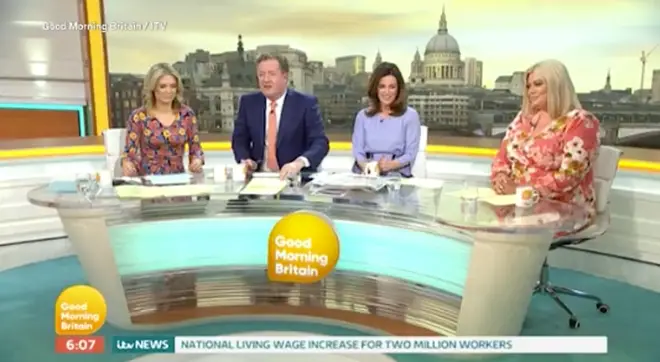 The GMB hosts were shocked by the footage