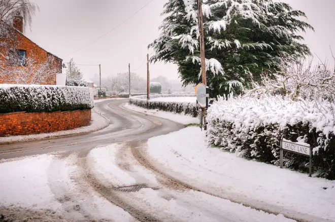 Snow is expected to hit the UK this week (stock image)
