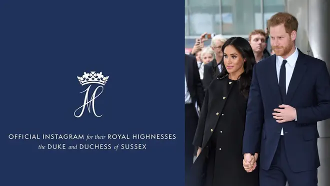 Prince Harry and Meghan unveiled their Instagram on Tuesday